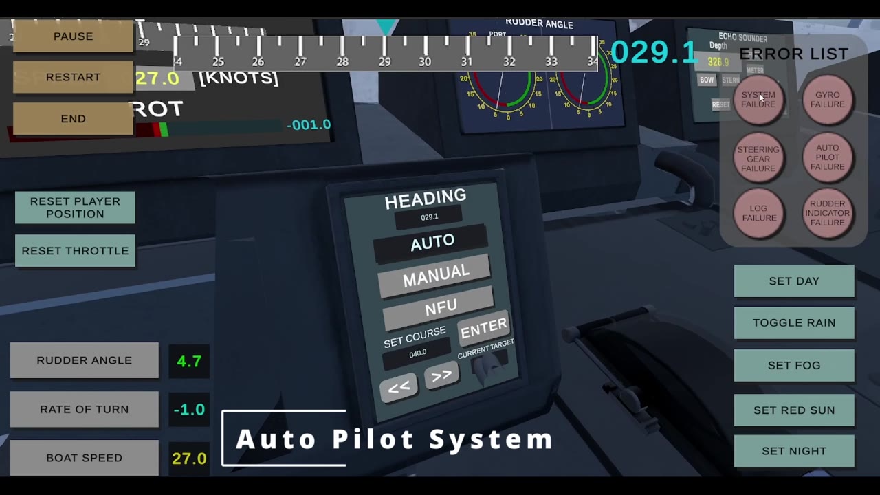 Supervisor interface and instruments